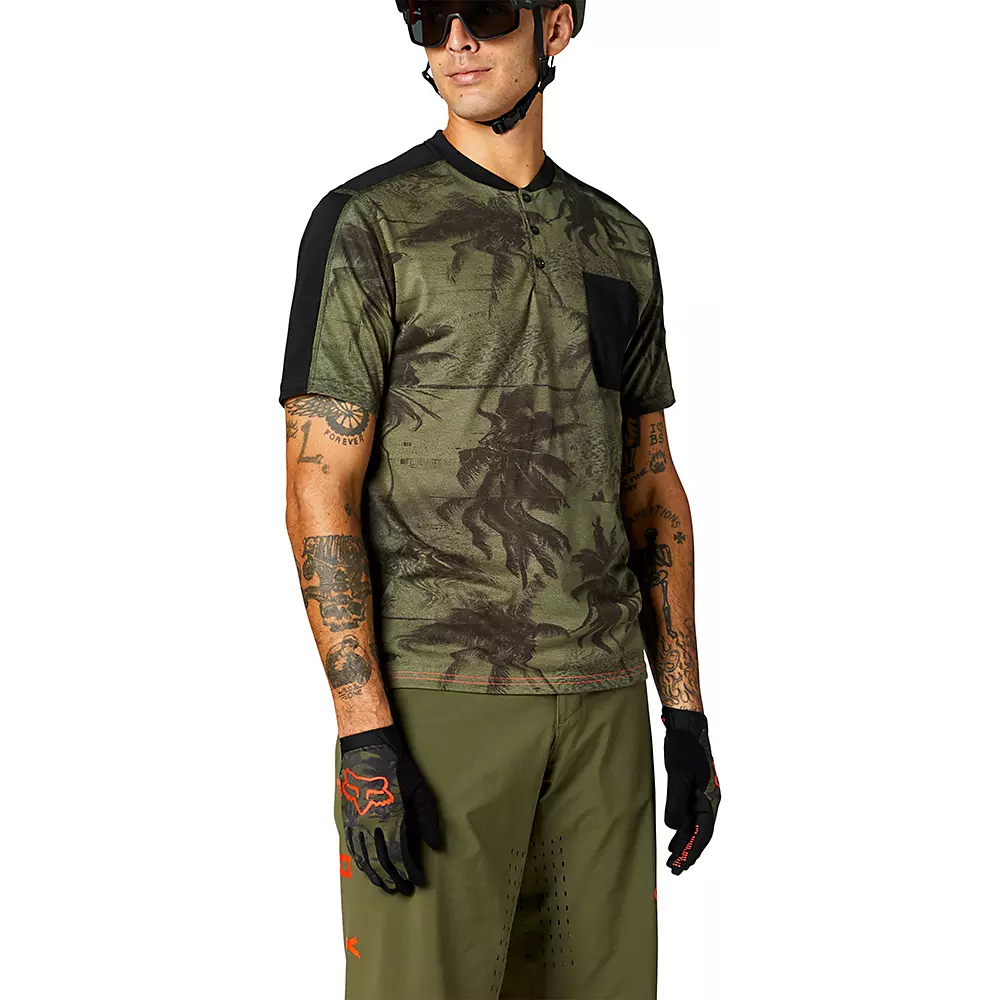 FOXRACING Maillot À Col Tunisien Ranger Drirelease® 1 FOXRACING Maillot À Col Tunisien Ranger Drirelease®