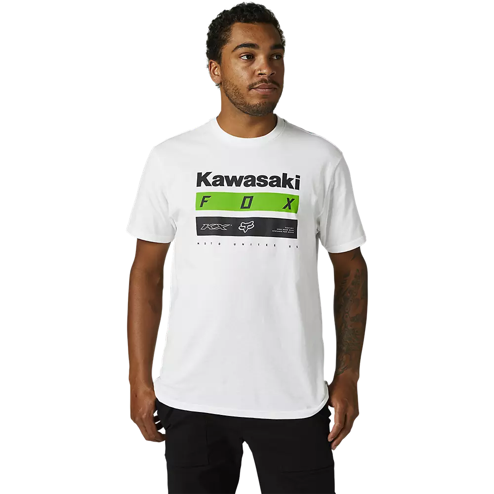 FOXRACING T-Shirt Premium Kawasaki Stripes 1 FOXRACING T-Shirt Premium Kawasaki Stripes