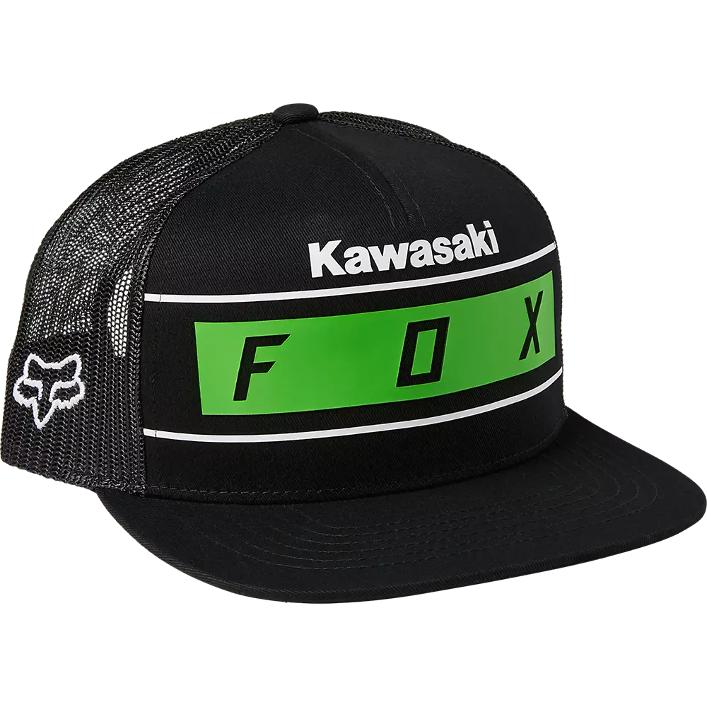 FOXRACING Casquette Ajustable Kawasaki Stripes 1 FOXRACING Casquette Ajustable Kawasaki Stripes