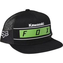 FOXRACING Casquette Ajustable Pour Enfant Kawasaki Stripes