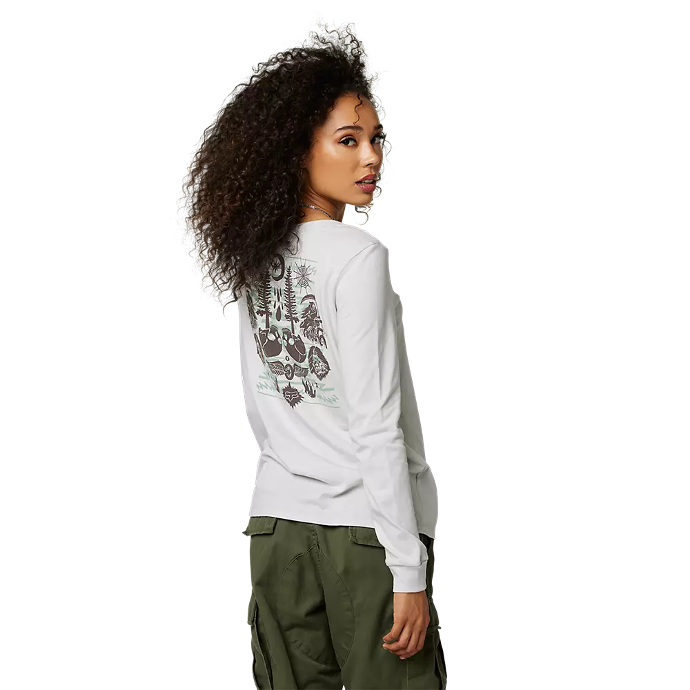 FOXRACING T-Shirt À Manches Longues Womens Coastal Blues 2 FOXRACING T-Shirt À Manches Longues Womens Coastal Blues – Image 2